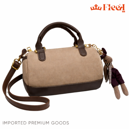Matte Texture Handbag Fashionable and versatile With pendant